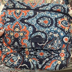 Vera Bradley Women's Blue and Orange Patterned Bag